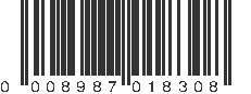 UPC 008987018308