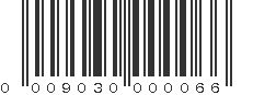 UPC 009030000066