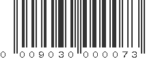 UPC 009030000073