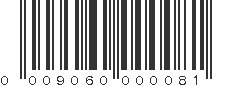 UPC 009060000081