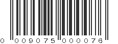 UPC 009075000076