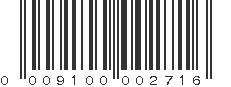 UPC 009100002716