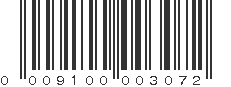 UPC 009100003072