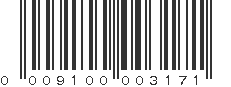 UPC 009100003171