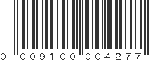 UPC 009100004277