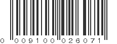 UPC 009100026071