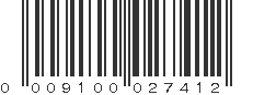 UPC 009100027412