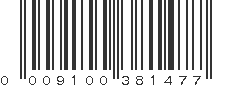 UPC 009100381477