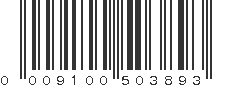 UPC 009100503893