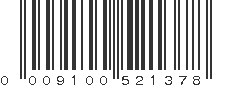 UPC 009100521378