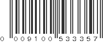 UPC 009100533357