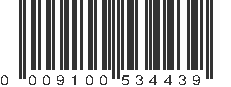 UPC 009100534439