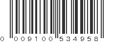 UPC 009100534958