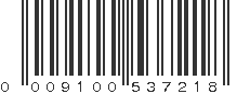 UPC 009100537218