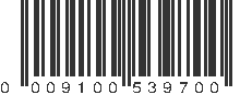 UPC 009100539700