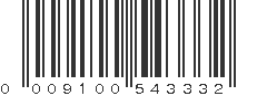 UPC 009100543332