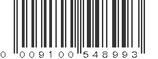 UPC 009100548993