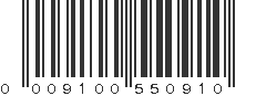 UPC 009100550910