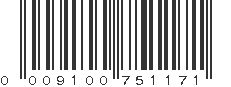 UPC 009100751171