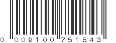 UPC 009100751843