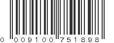 UPC 009100751898