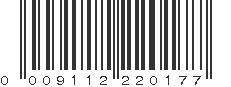 UPC 009112220177