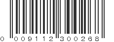 UPC 009112300268