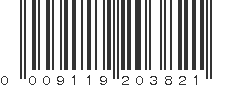 UPC 009119203821