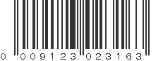 UPC 009123023163