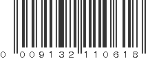 UPC 009132110618