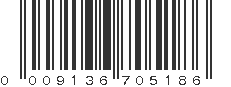 UPC 009136705186