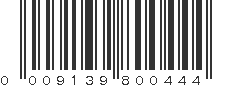 UPC 009139800444