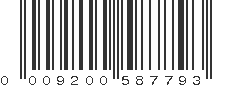 UPC 009200587793