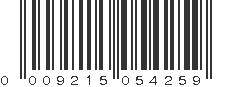 UPC 009215054259