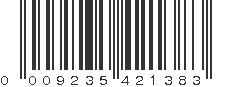 UPC 009235421383