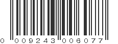 UPC 009243006077