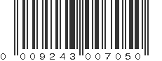 UPC 009243007050