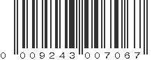 UPC 009243007067