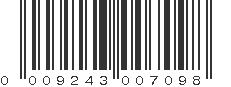 UPC 009243007098