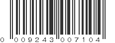 UPC 009243007104