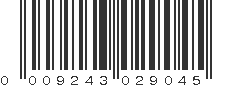 UPC 009243029045