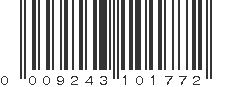 UPC 009243101772