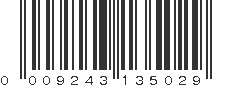 UPC 009243135029