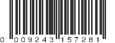 UPC 009243157281