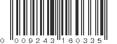 UPC 009243160335