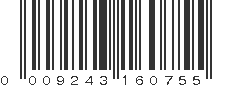 UPC 009243160755