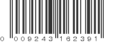 UPC 009243162391