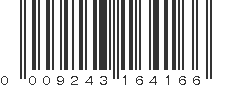 UPC 009243164166