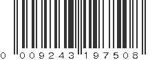 UPC 009243197508