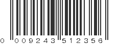 UPC 009243512356